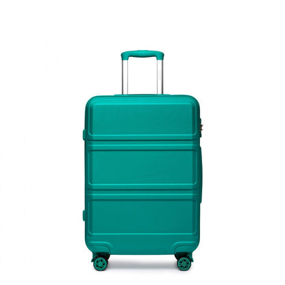 K1871-1L - Kono ABS 24 Inch Sculpted Horizontal Design Suitcase