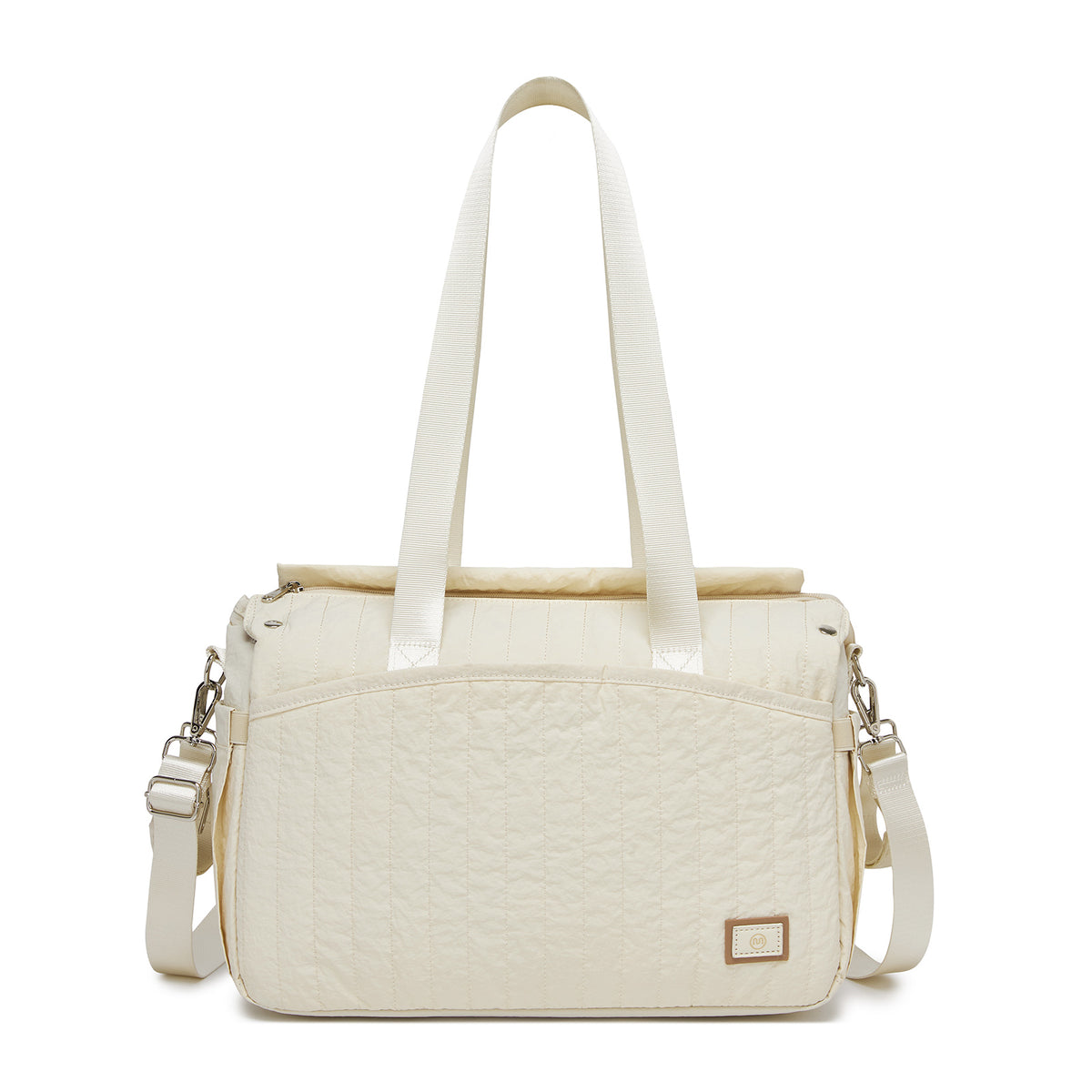 BCM2517 - Miss Lulu Stylish and Spacious Maternity Diaper Bag with Insulated Baby Bottle Pockets,Wet-Dry Separation,Stroller Strap