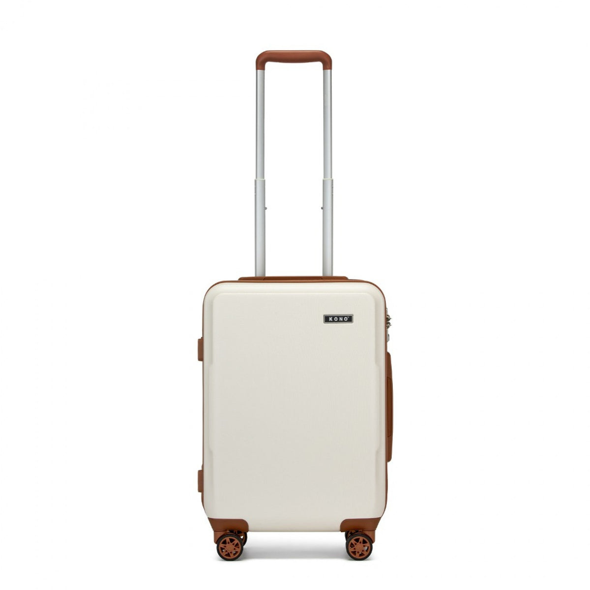 Kono 20" KSK2494 - Cabin Size Minimalist Hard Shell ABS+PC Carry-On Suitcase with TSA Lock 360° Spinner Wheels - Blue
