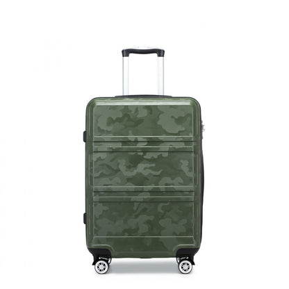 K1871-1L - Kono ABS 24 Inch Sculpted Horizontal Design Suitcase