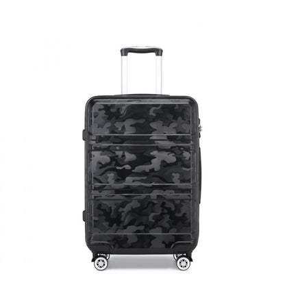 K1871-1L - Kono ABS 24 Inch Sculpted Horizontal Design Suitcase