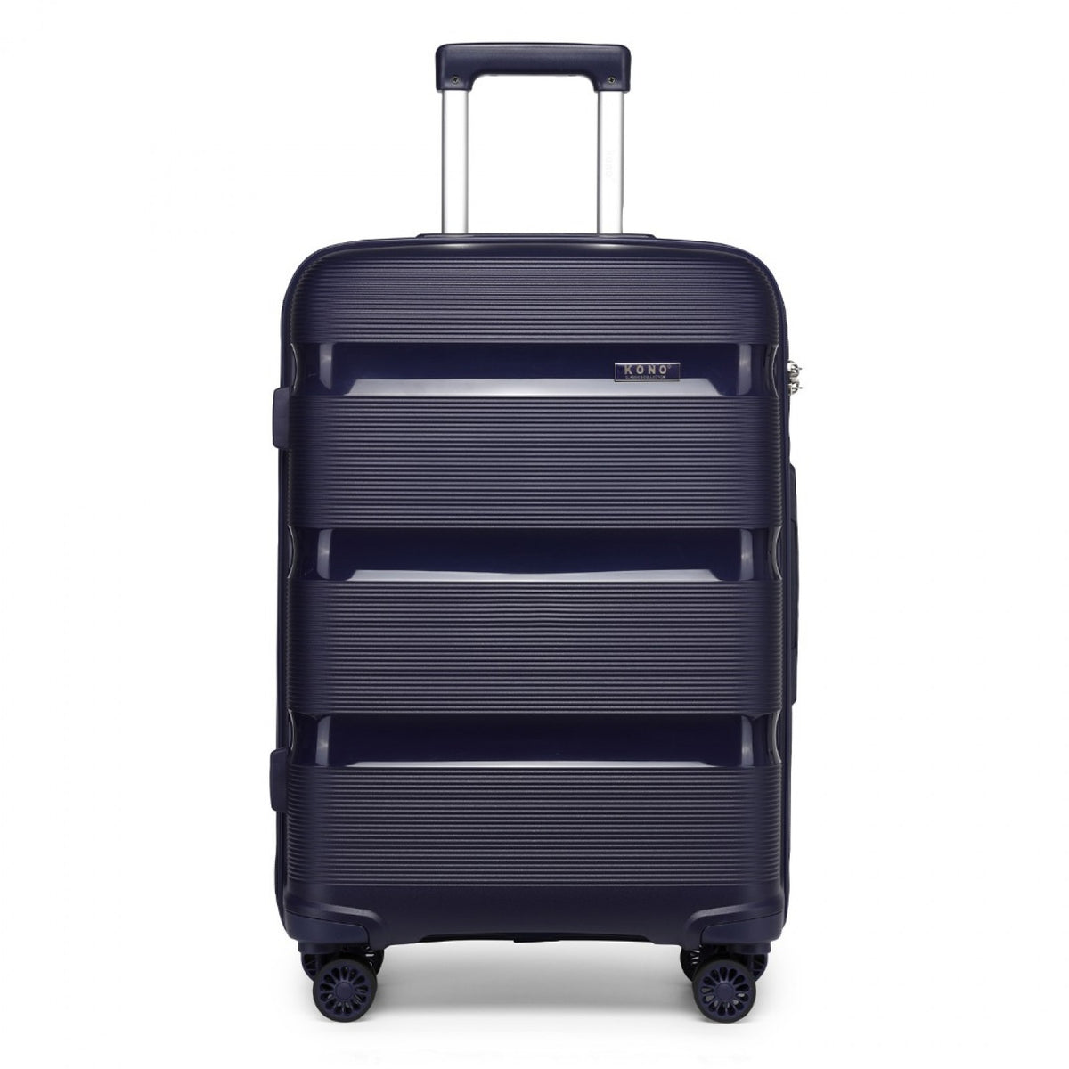 Kono 24" K2092L - Bright Hard Shell PP Suitcase - Classic Collection