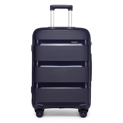 Kono 24" K2092L - Bright Hard Shell PP Suitcase - Classic Collection