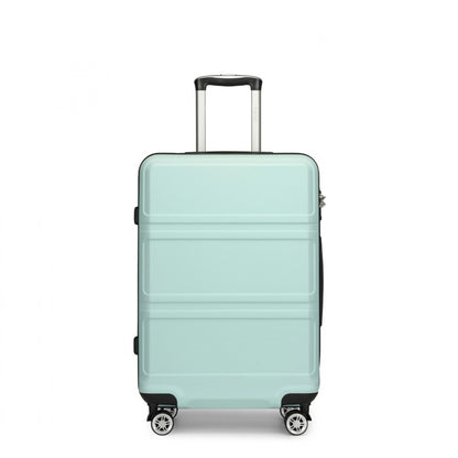 K1871-1L - Kono ABS 24 Inch Sculpted Horizontal Design Suitcase