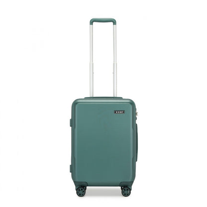 Kono 20" KSK2494 - Cabin Size Minimalist Hard Shell ABS+PC Carry-On Suitcase with TSA Lock 360° Spinner Wheels - Blue