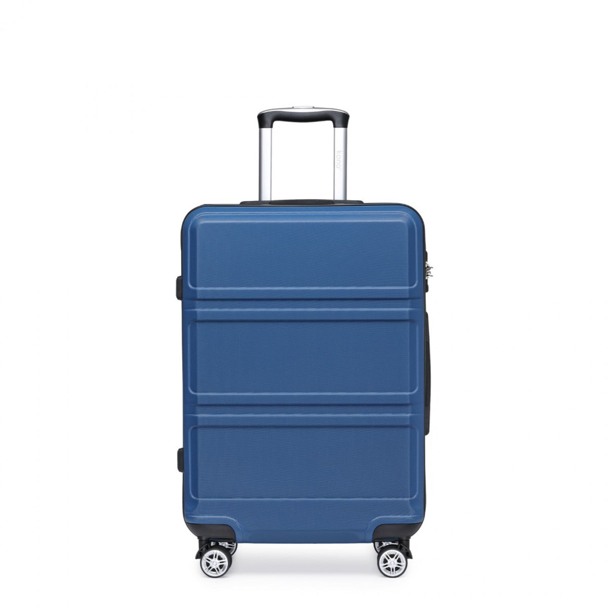 K1871-1L - Kono ABS 24 Inch Sculpted Horizontal Design Suitcase