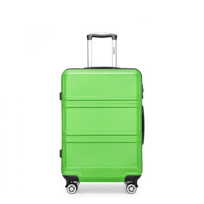 K1871-1L - Kono ABS 24 Inch Sculpted Horizontal Design Suitcase