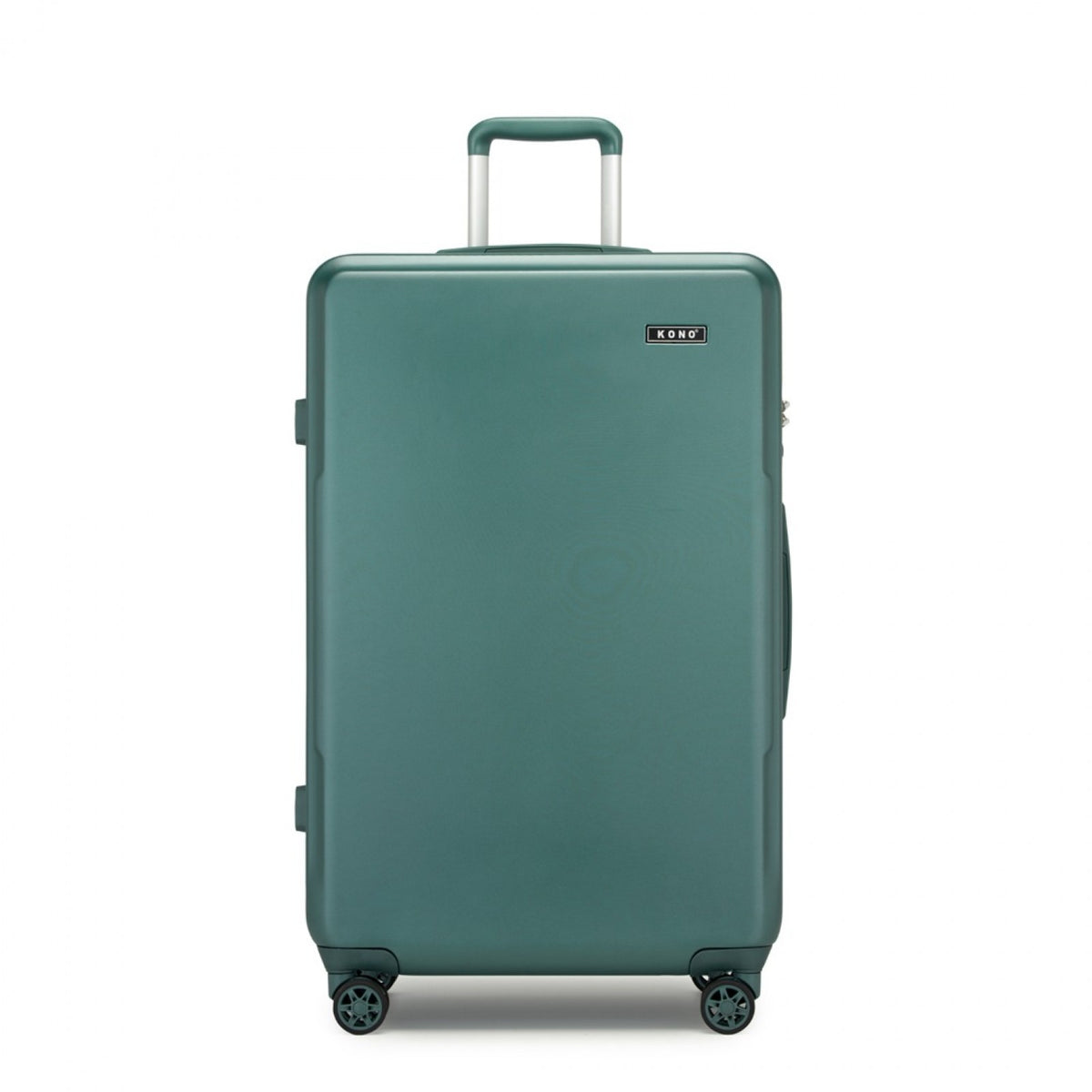 KSK2494 - Kono 28 Inch Minimalist Hard Shell ABS+PC Check-In Suitcase with TSA Lock 360° Spinner Wheels - Black