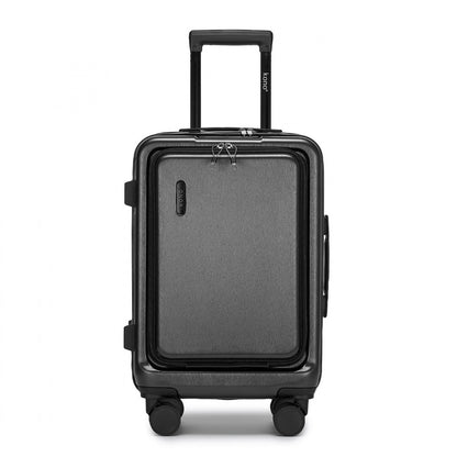 Kono 20" KSK2493 - Durable ABS+PC Carry-On Hardshell Suitcase with TSA Lock & Front Laptop Compartment