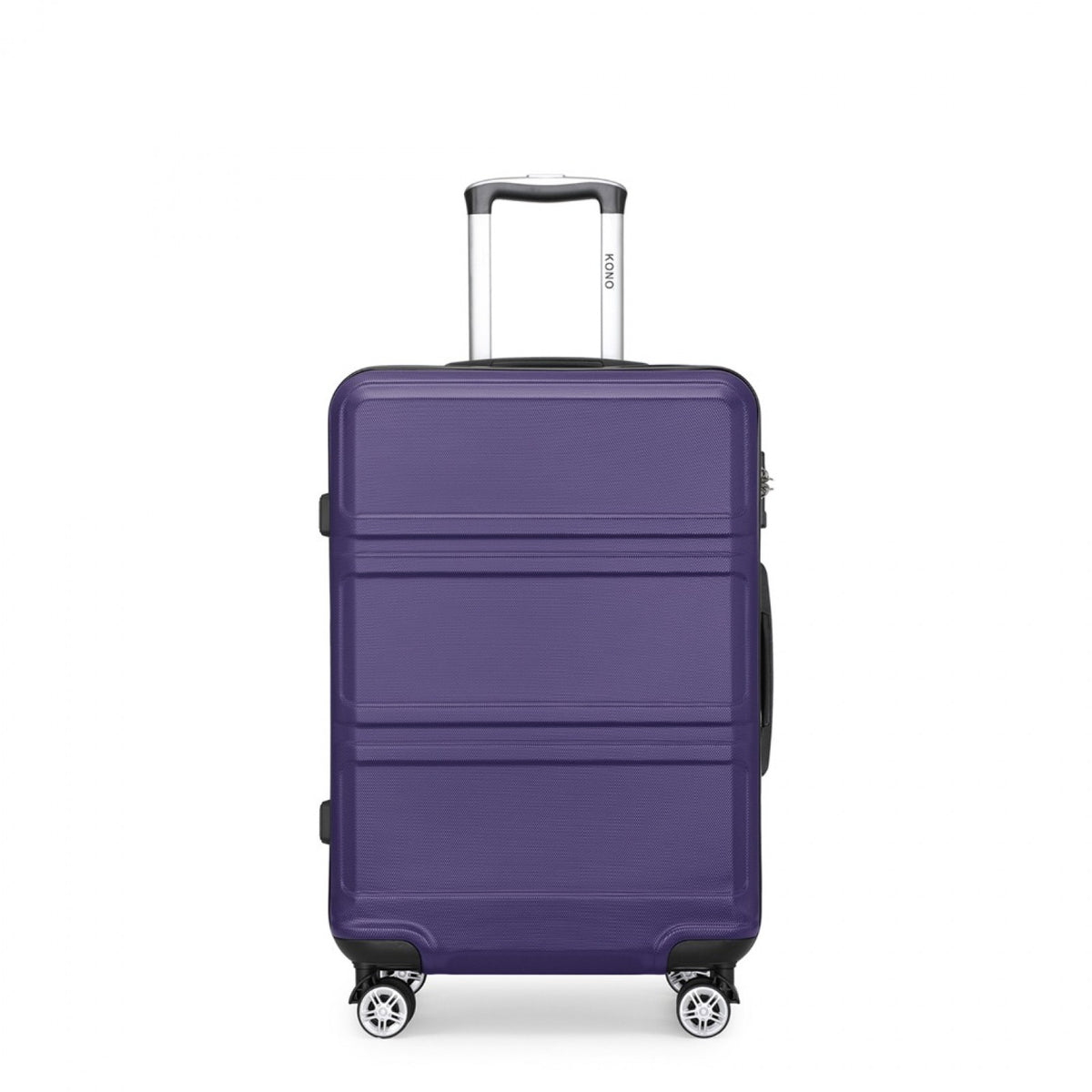 K1871-1L - Kono ABS 24 Inch Sculpted Horizontal Design Suitcase