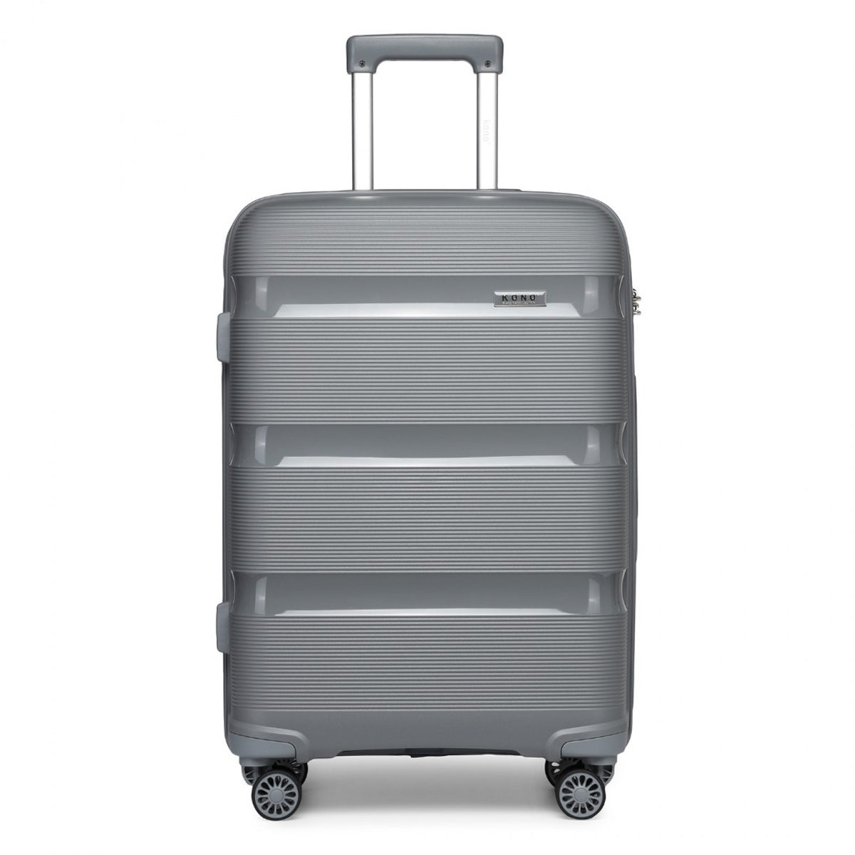Kono 24" K2092L - Bright Hard Shell PP Suitcase - Classic Collection
