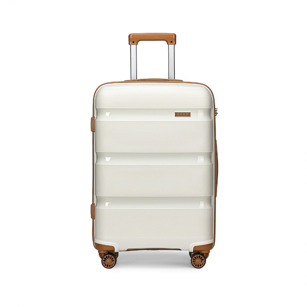 Kono 24" K2092L - Bright Hard Shell PP Suitcase - Classic Collection