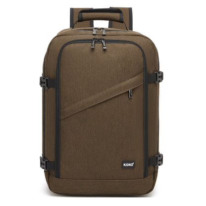 BPK2551 - Kono Flexible Cabin Backpack 30×20×40-Fits 15.6" Laptop, Clamshell Access-Great for Holidays, Work Trips & Commuting