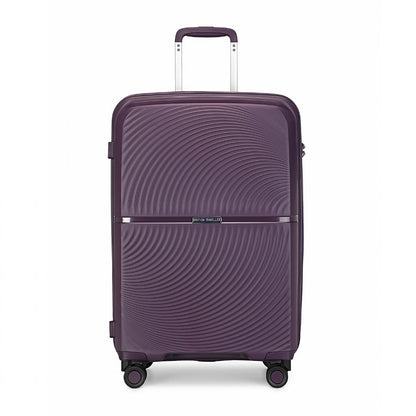 British Traveller 20" K2393L - Spinner Hard Shell PP Suitcase With TSA Lock