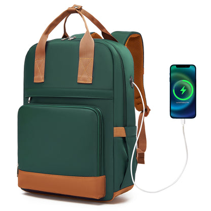 BPK2502 - Kono Casual Contemporary Backpack with Laptop Sleeve & Padded Straps for Daily Commute