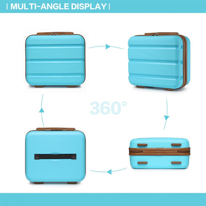 Kono 14" K2092L - Bright Hard Shell PP Vanity Case