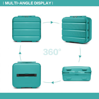 Kono 14" K2092L - Bright Hard Shell PP Vanity Case