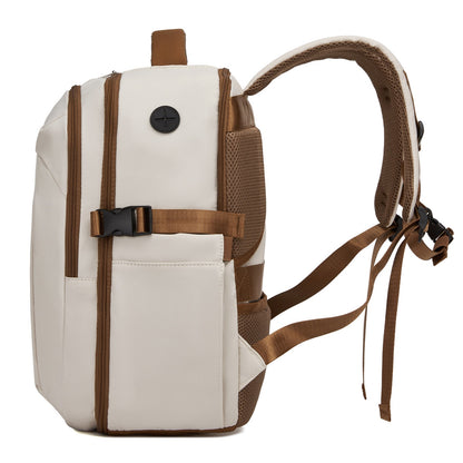BPK2602- Kono Cabin Approved Carry On Backpack 40×30×20cm, Water Resistant 15.6 Inch Laptop Travel Rucksack with Dry-wet Separation Pouch