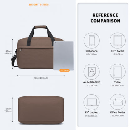 E1960M - Kono Lightweight Multi Purpose Unisex Sports Travel Duffel Bag