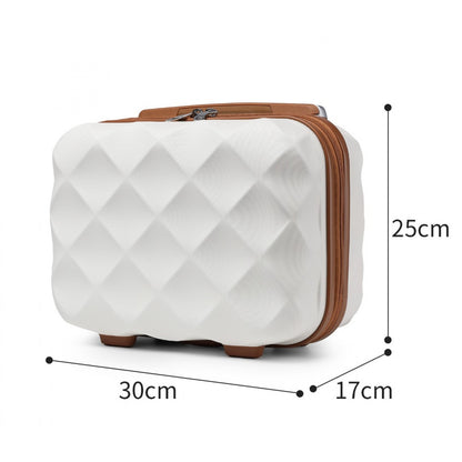 British Traveller 13" K2395L - Ultralight ABS And Polycarbonate Vanity Case