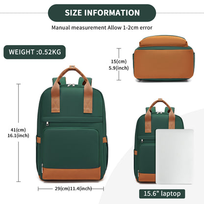 BPK2502 - Kono Casual Contemporary Backpack with Laptop Sleeve & Padded Straps for Daily Commute