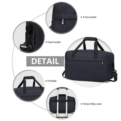 E1960M - Kono Lightweight Multi Purpose Unisex Sports Travel Duffel Bag
