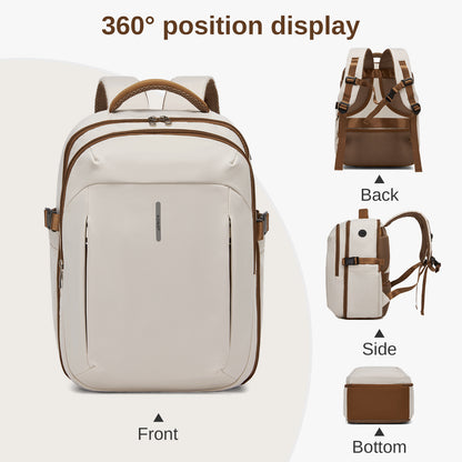 BPK2602- Kono Cabin Approved Carry On Backpack 40×30×20cm, Water Resistant 15.6 Inch Laptop Travel Rucksack with Dry-wet Separation Pouch