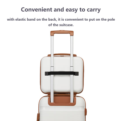 Kono 12" KSK2492 - PP Hardshell Lightweight Vanity Case for Travel & Daily Use