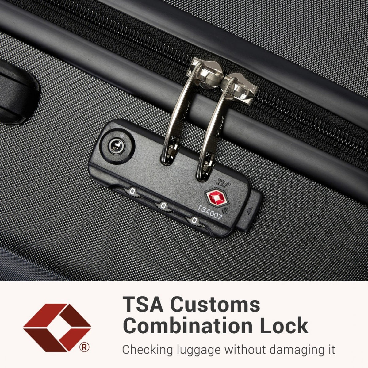 KSK2494 - Kono 24 Inch Minimalist Hard Shell ABS+PC Check-In Suitcase with TSA Lock 360° Spinner Wheels
