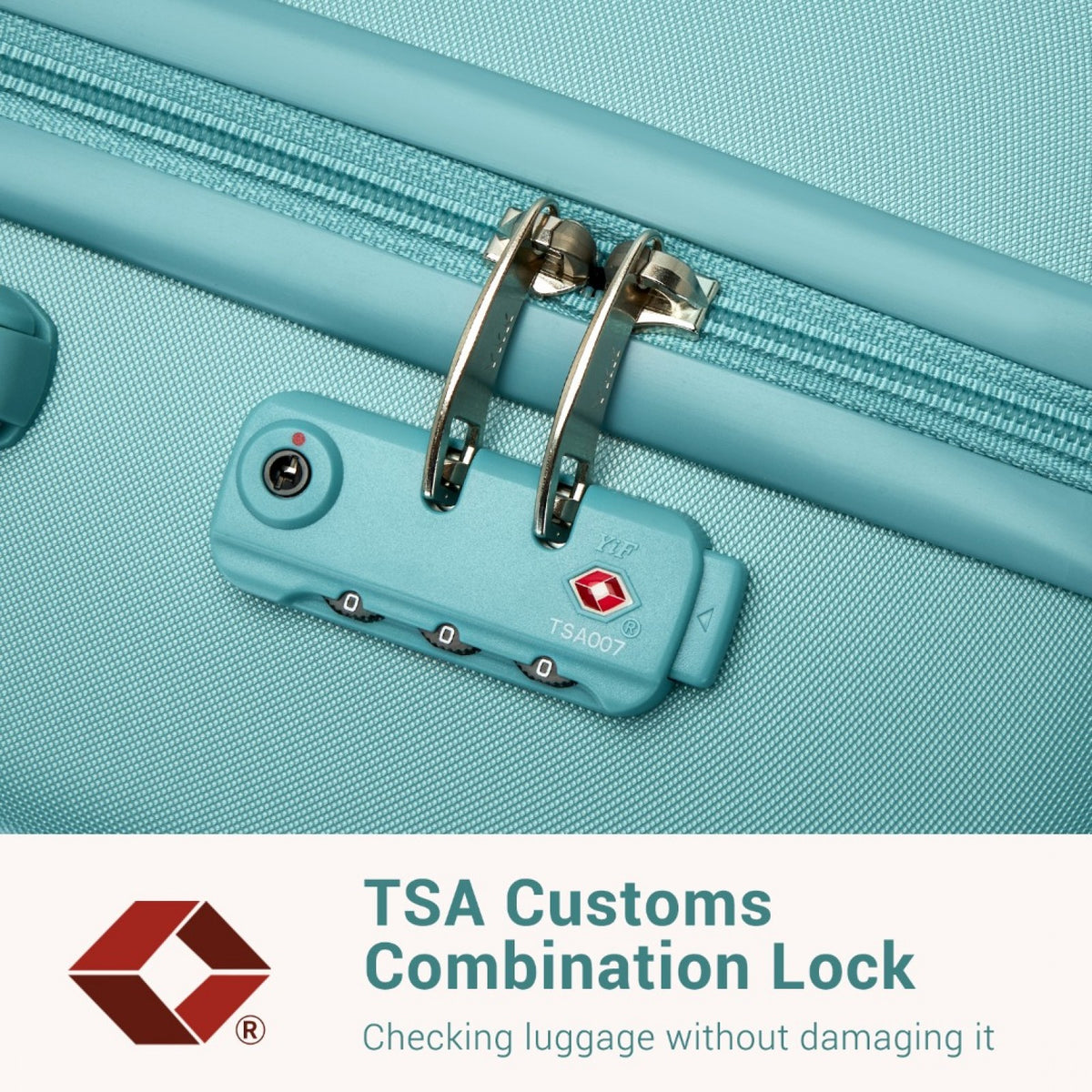 KSK2494 - Kono 24 Inch Minimalist Hard Shell ABS+PC Check-In Suitcase with TSA Lock 360° Spinner Wheels