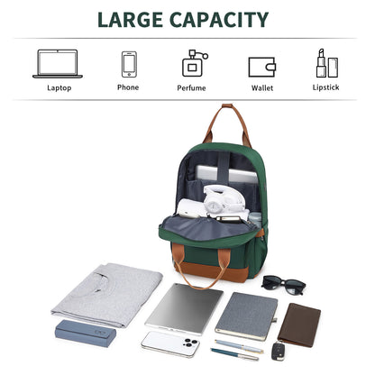 BPK2502 - Kono Casual Contemporary Backpack with Laptop Sleeve & Padded Straps for Daily Commute