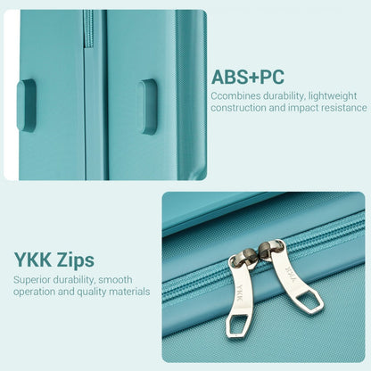 KSK2494 - Kono 24 Inch Minimalist Hard Shell ABS+PC Check-In Suitcase with TSA Lock 360° Spinner Wheels