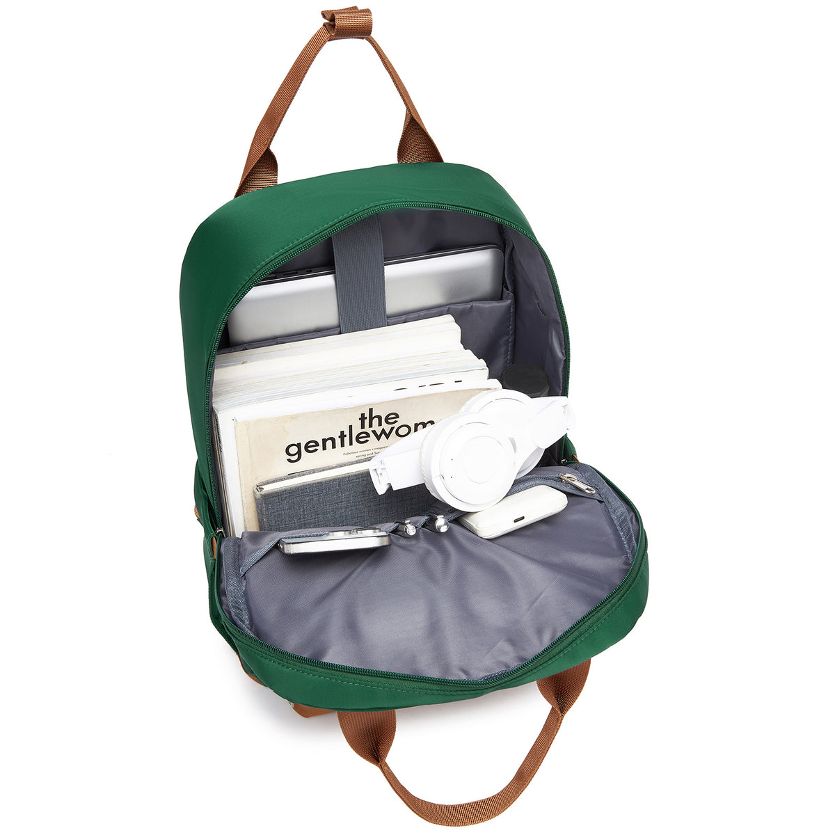 BPK2502 - Kono Casual Contemporary Backpack with Laptop Sleeve & Padded Straps for Daily Commute