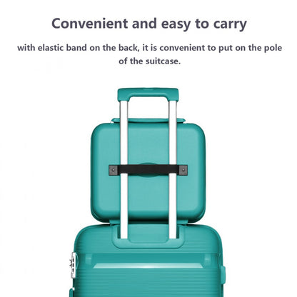 Kono 14" K2092L - Bright Hard Shell PP Vanity Case