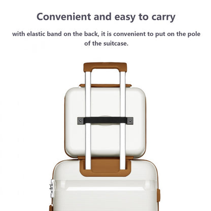 Kono 14" K2092L - Bright Hard Shell PP Vanity Case