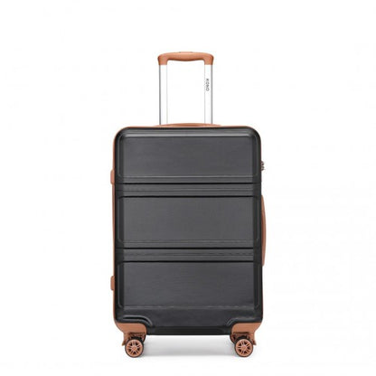 K1871-1L - Kono ABS 20 Inch Sculpted Horizontal Design Cabin Luggage