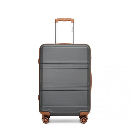 K1871-1L - Kono ABS 20 Inch Sculpted Horizontal Design Cabin Luggage