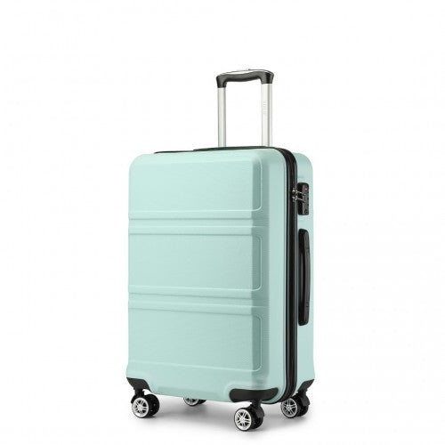K1871-1L - Kono ABS 20 Inch Sculpted Horizontal Design Cabin Luggage