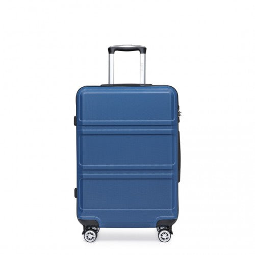 K1871-1L - Kono ABS 20 Inch Sculpted Horizontal Design Cabin Luggage