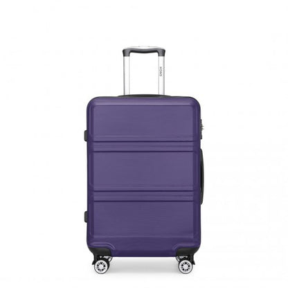 K1871-1L - Kono ABS 20 Inch Sculpted Horizontal Design Cabin Luggage