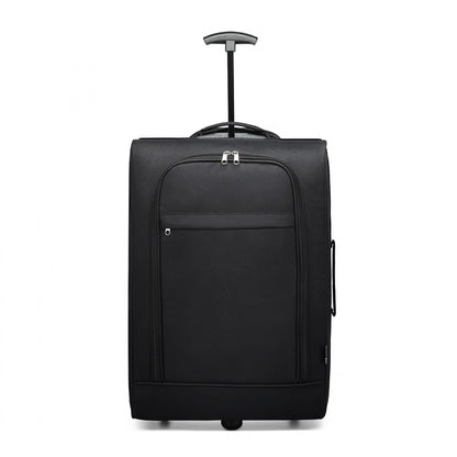 Kono 20" K1873-2 - SOFT SHELL HAND LUGGAGE - BLACK