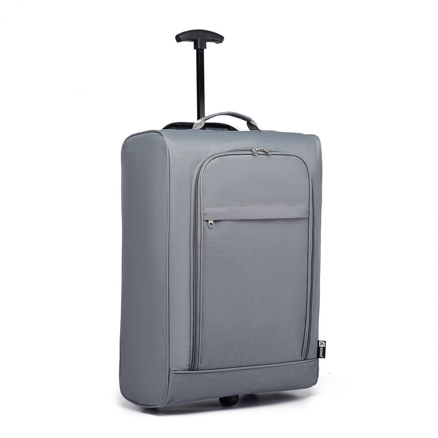 Kono 20" K1873-2 - SOFT SHELL HAND LUGGAGE - BLACK