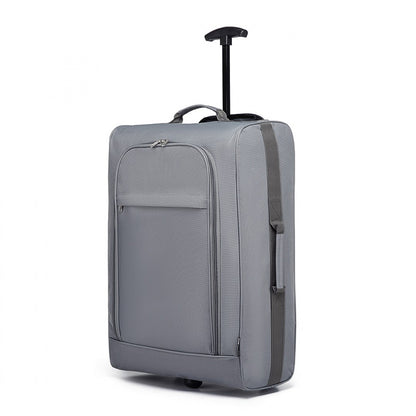 Kono 20" K1873-2 - SOFT SHELL HAND LUGGAGE - BLACK