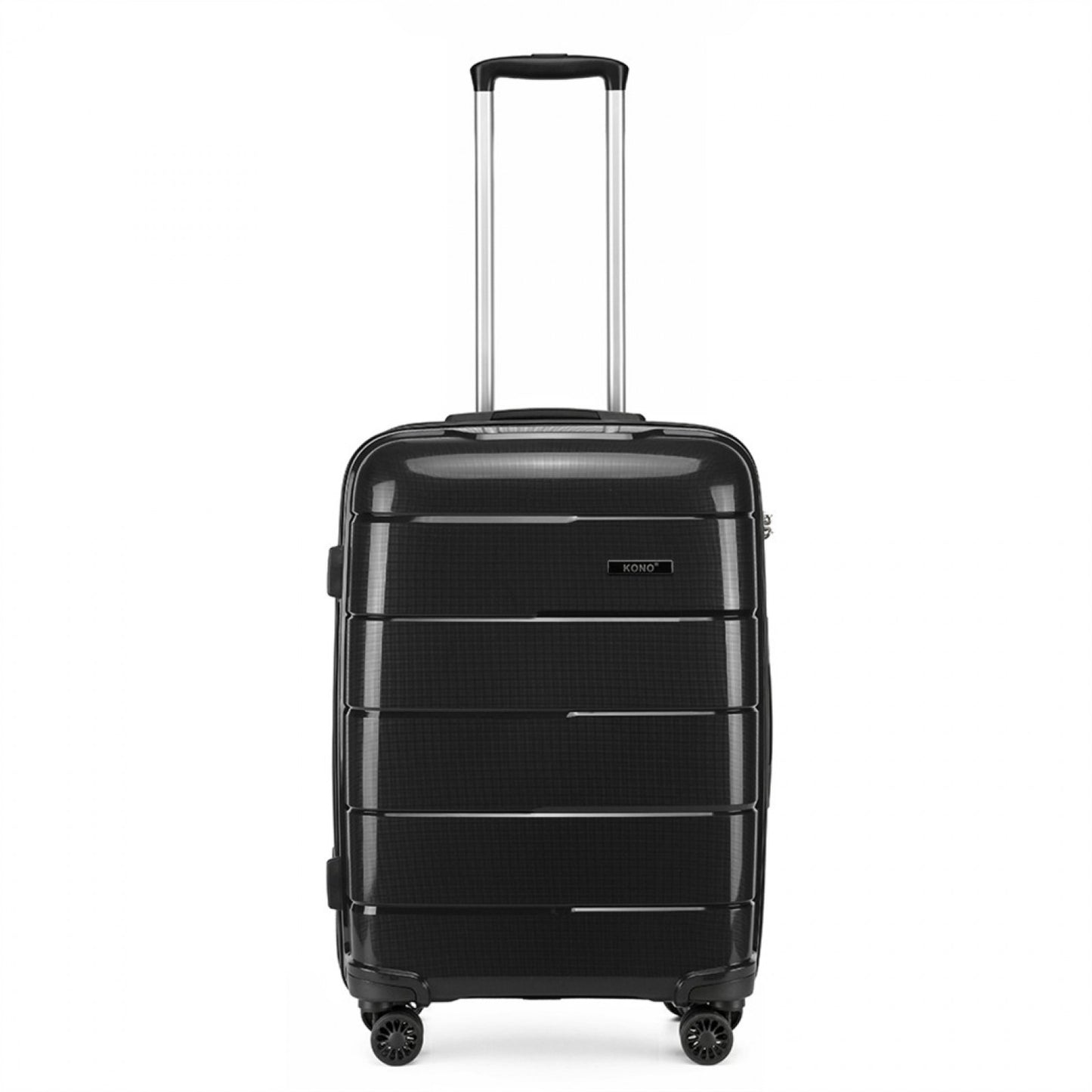 K1997L - KONO 24 INCH HARD SHELL PP SUITCASE - BLACK