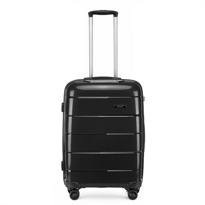 K1997L - KONO 24 INCH HARD SHELL PP SUITCASE - BLACK