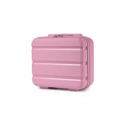 Easy Luggage K2092L - Kono 14 Inch Bright Hard Shell PP Vanity Case - Pink