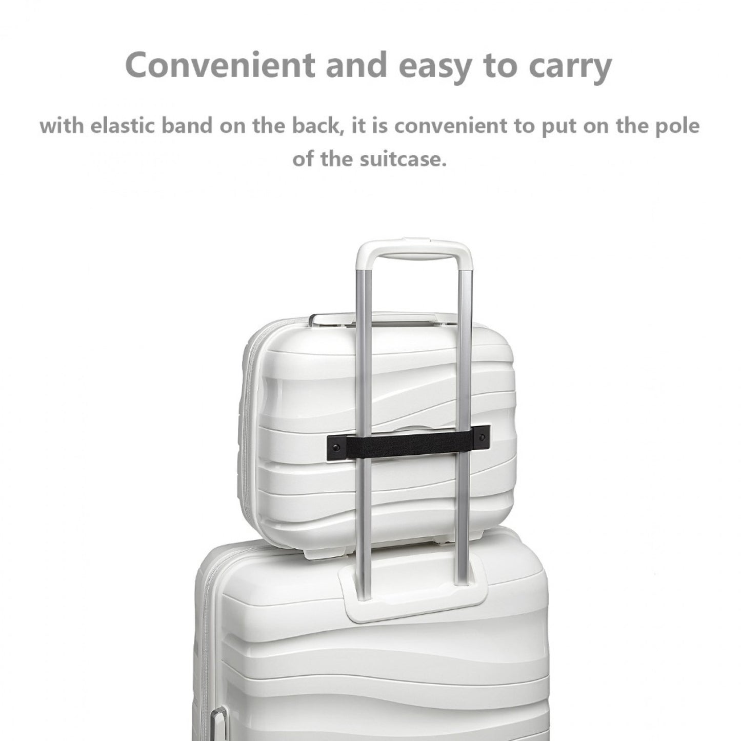 Kono 14" K2094L - Lightweight Polypropylene Hard Shell Vanity Case Hard Shell PP