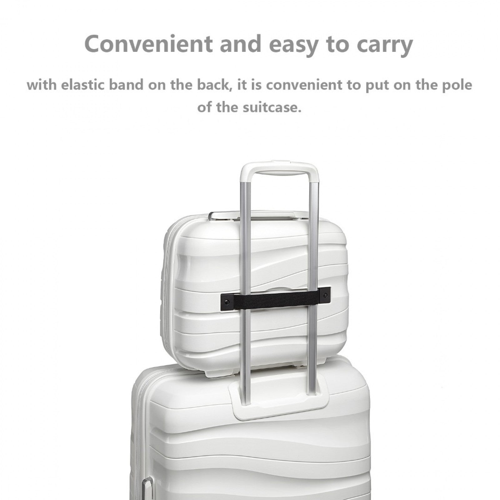 Kono 14" K2094L - Lightweight Polypropylene Hard Shell Vanity Case Hard Shell PP