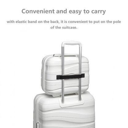 Kono 14" K2094L - Lightweight Polypropylene Hard Shell Vanity Case Hard Shell PP