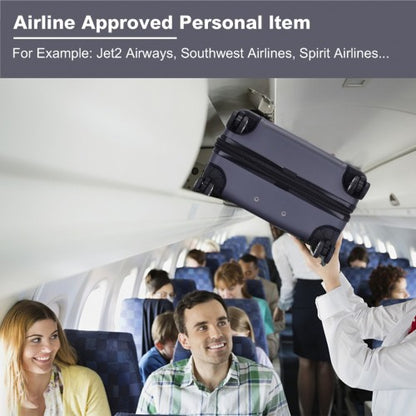 KSK2482 - Kono 19 Inch Stylish Horizontal Engraved Hard Shell ABS+PC Cabin Carry-On Suitcase with TSA Lock - Navy